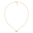 Art Deco Pure Gold Lab Grown Diamond Necklace thumbnail 3