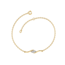 Astra Marquise Pure Gold Lab Diamond Fashion Bracelet thumbnail 3