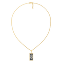 Chessboard Lab Diamond Men's Pendant thumbnail 3