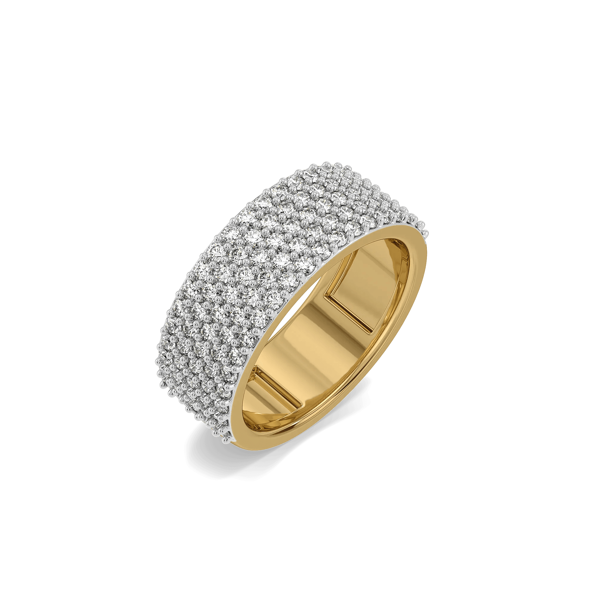 Cosmic Ring Pure Gold Lab Grown Diamond Rings — image 1