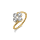 Couture Clover Pure Gold Lab Diamond Ring thumbnail 1