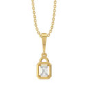 Crown Cut - Lab Diamond Pendant thumbnail 1