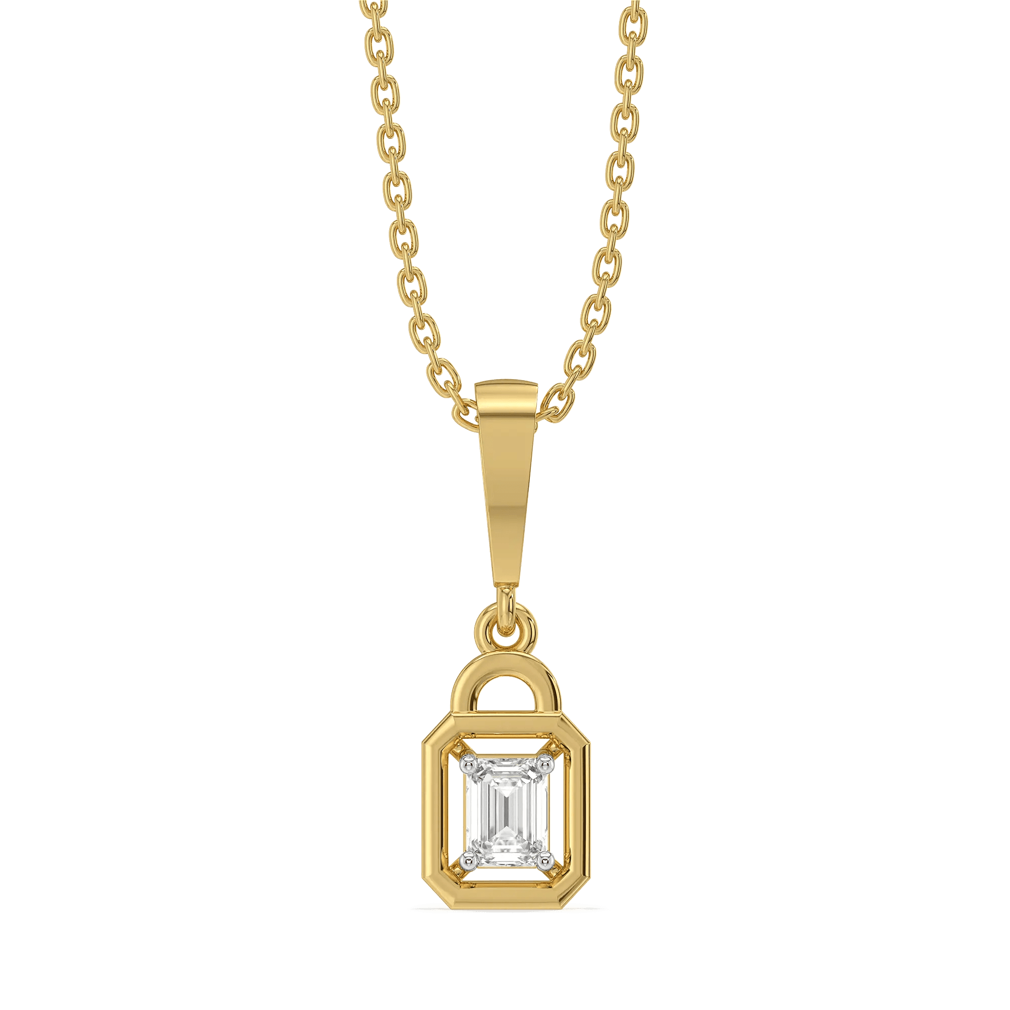 Crown Cut - Lab Diamond Pendant — image 1