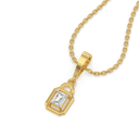 Crown Cut - Lab Diamond Pendant thumbnail 2