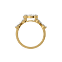 Empress Crown Pure Gold Lab Grown Diamond Ring thumbnail 3