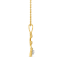 Botanical Flora Pure Gold Lab Diamond Pendant thumbnail 3