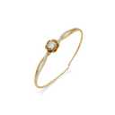 Golden Petal Lab Grown Diamond Bangle thumbnail 1