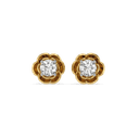 Golden Petal Lab Grown Diamond Studs thumbnail 2