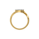 Graceful Swan Pure Gold Lab Grown Diamond Rings thumbnail 3