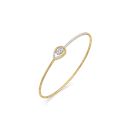 Halo Cluster Lab Grown Diamond Bangle thumbnail 1