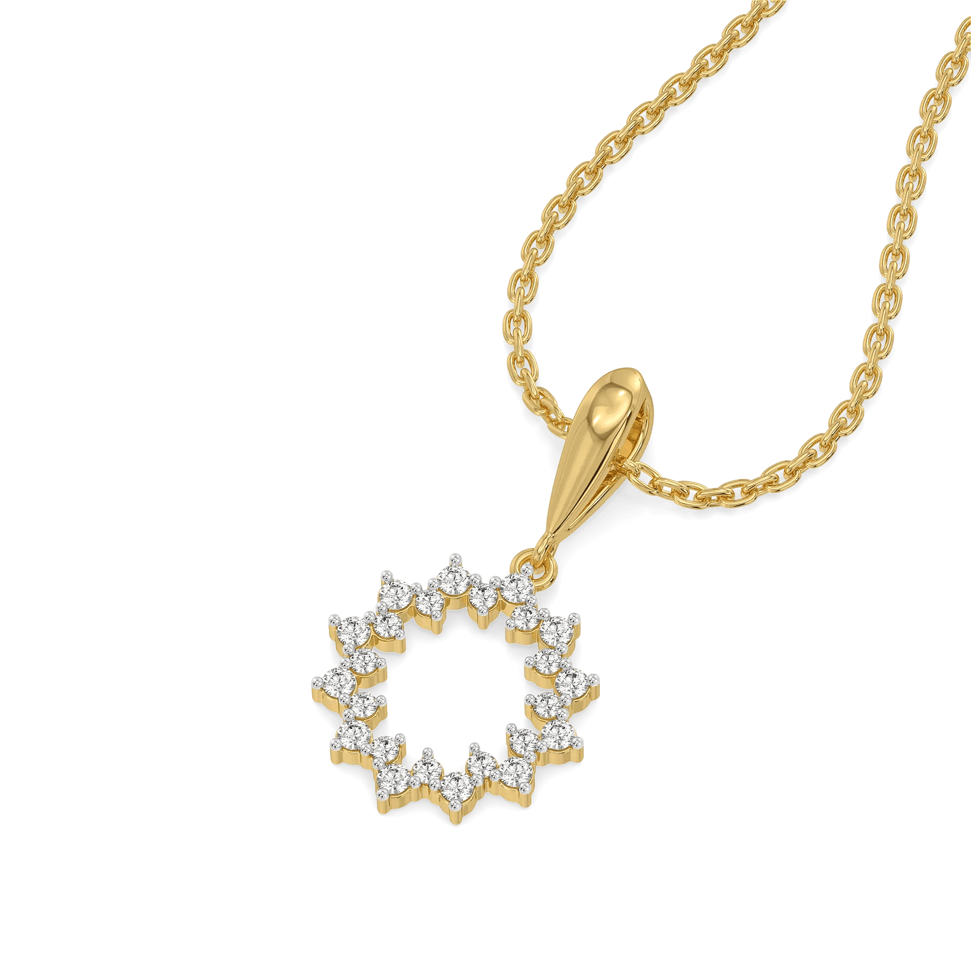 Inner Glow - Lab Diamond Pendant — image 1