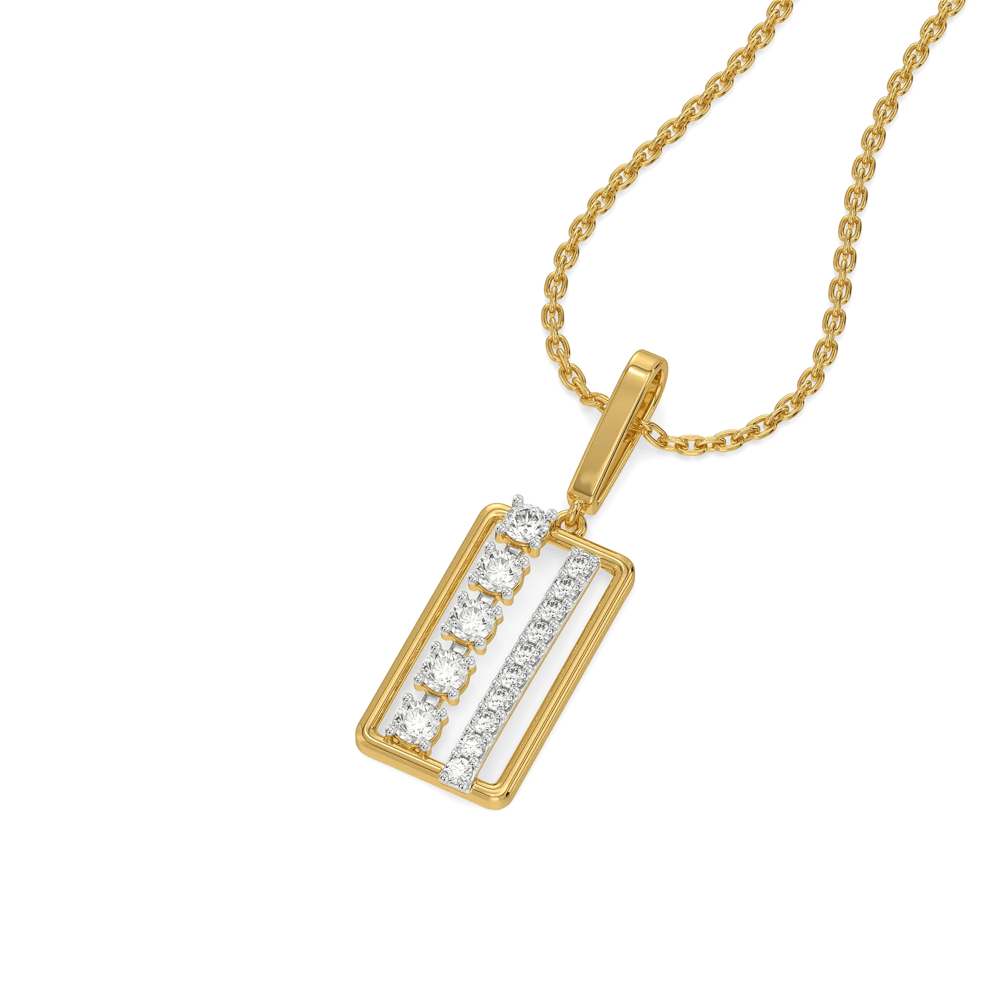 Keepsake Pure Gold Lab Grown Diamond Pendant — image 1