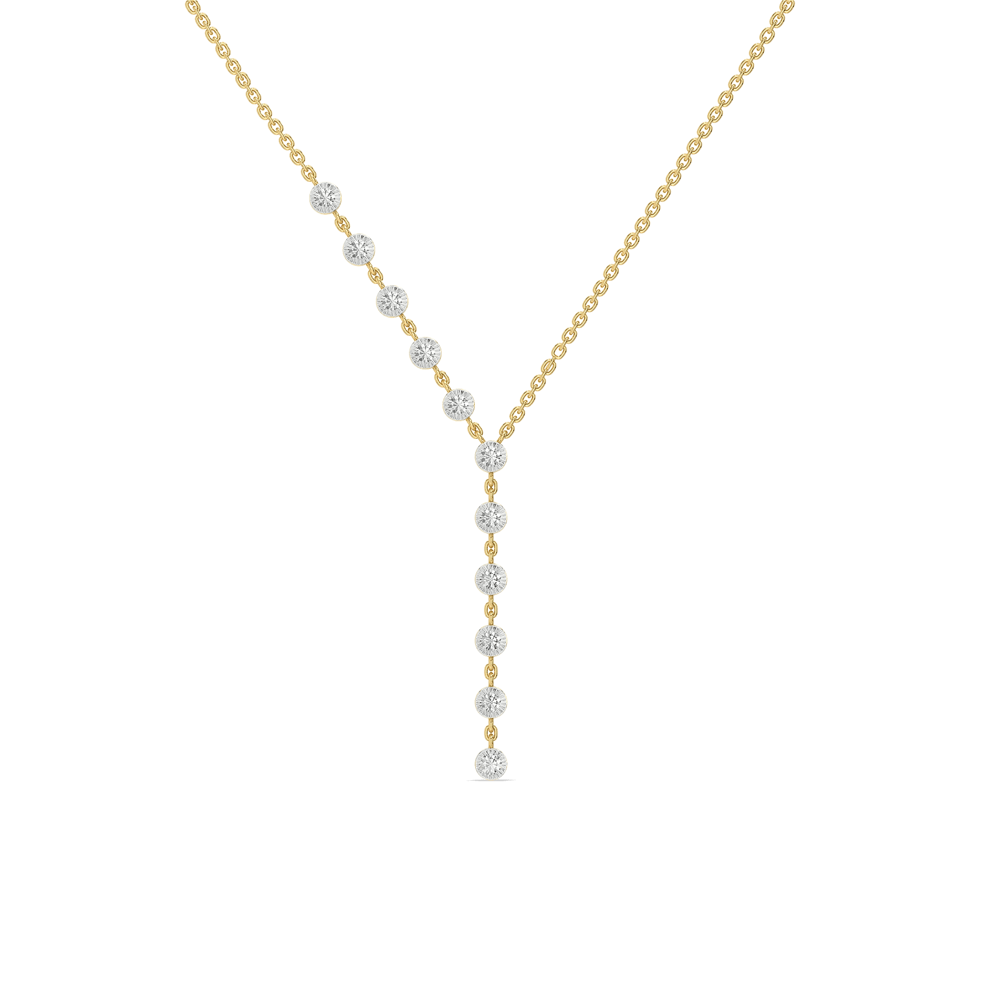 Constellation Star Pure Gold Lab Diamond Necklace — image 1
