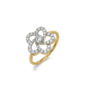 Floria Petals Pure Gold Lab Diamond Ring thumbnail 1
