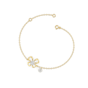 Organza Butterfly Pure Gold Lab Diamond Bracelet thumbnail 2