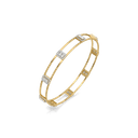 Art Deco Pure Gold Lab Grown Diamond Bangle thumbnail 1
