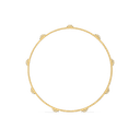 Art Deco Pure Gold Lab Grown Diamond Bangle thumbnail 3
