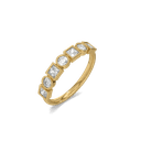 Contour Bezel Pure Gold Lab Grown Diamond Ring thumbnail 1