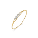 Gardenia Pure Gold Lab Grown Diamond Bangle thumbnail 1