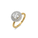 Double Halo Lab Grown Diamond Ring thumbnail 1