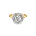 Double Halo Lab Grown Diamond Ring thumbnail 2