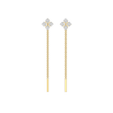 Skyline Drops - Lab Diamond Sui Dhaga Earrings thumbnail 5