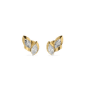 Marq Edge Pure Gold Lab Diamond Earrings thumbnail 2