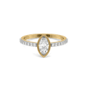 Marquise Bezel Lab Grown Diamond Ring thumbnail 2