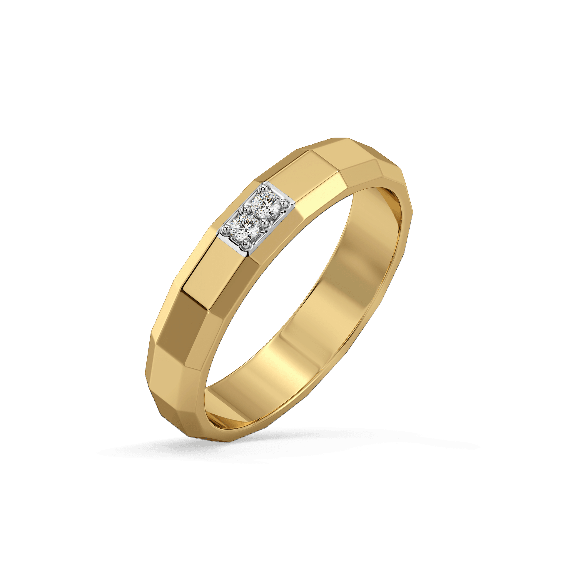 Masculine Edge - Lab Diamond Men's Ring