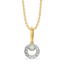 Modernist Pure Gold Lab Diamond Pendant thumbnail 2