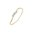 Mosaic Fancy Pure Gold Lab Grown Diamond Bangle thumbnail 1