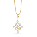 Netfall Pure Gold Lab Diamond Pendant thumbnail 3
