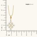 Netfall Pure Gold Lab Diamond Pendant thumbnail 6