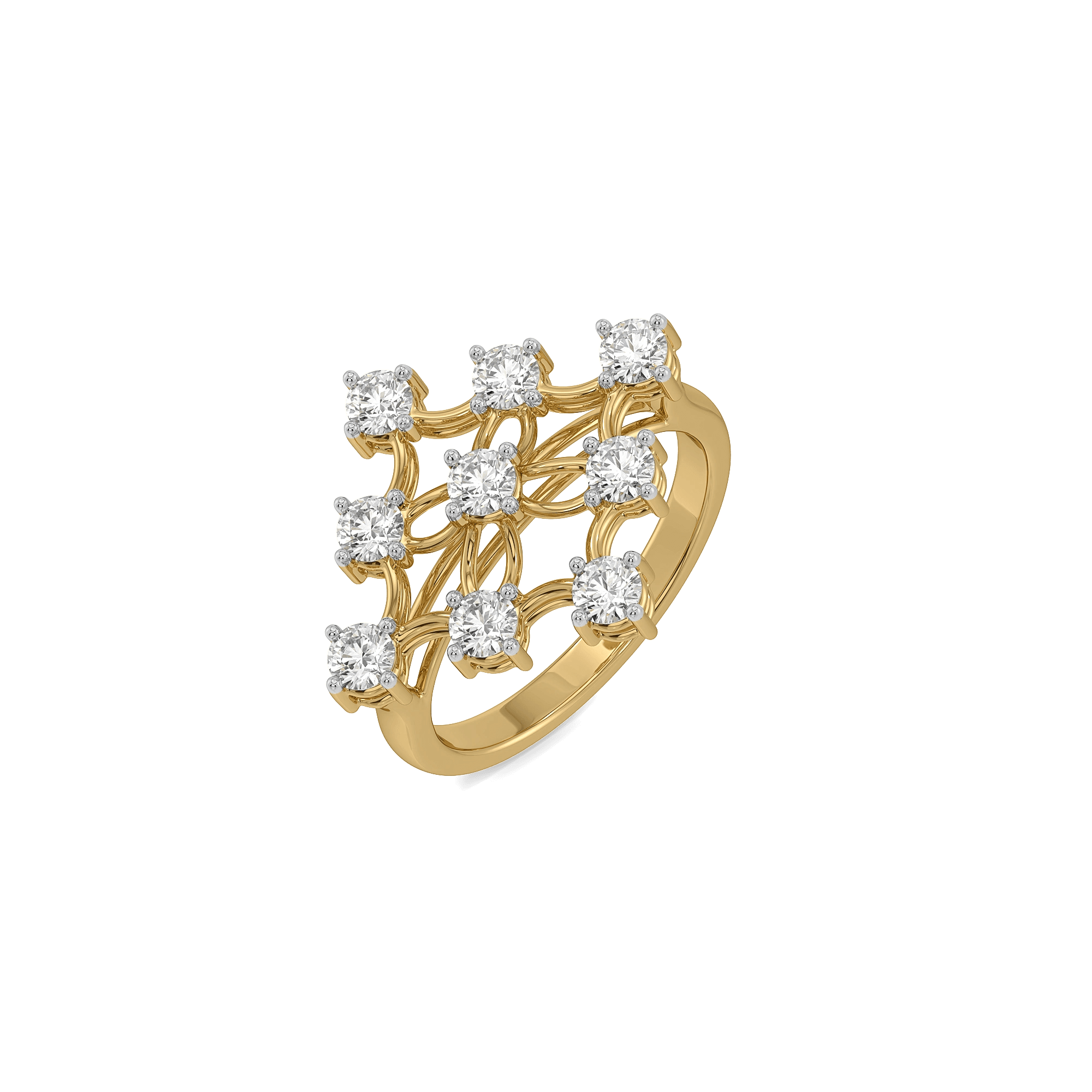 Netfall Pure Gold Lab Diamond Ring — image 1