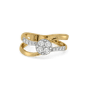 Nova Circle Pure Gold Lab Grown Diamond Ring thumbnail 2