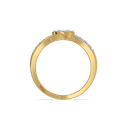Nova Circle Pure Gold Lab Grown Diamond Ring thumbnail 3