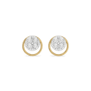 Nova Circle Pure Gold Lab Grown Diamond Studs thumbnail 2