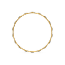 Oceania Wave Pure Gold Lab Grown Diamond Bangle thumbnail 2