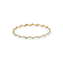 Oceania Wave Pure Gold Lab Grown Diamond Bangle thumbnail 3