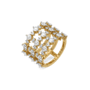 Open Mesh Pure Gold Lab Diamond Ring thumbnail 1