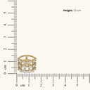Open Mesh Pure Gold Lab Diamond Ring thumbnail 6
