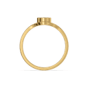 Oval Bezel Lab Grown Diamond Ring thumbnail 3