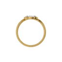 Oval Illusion Pure Gold Lab Grown Diamond Ring thumbnail 3