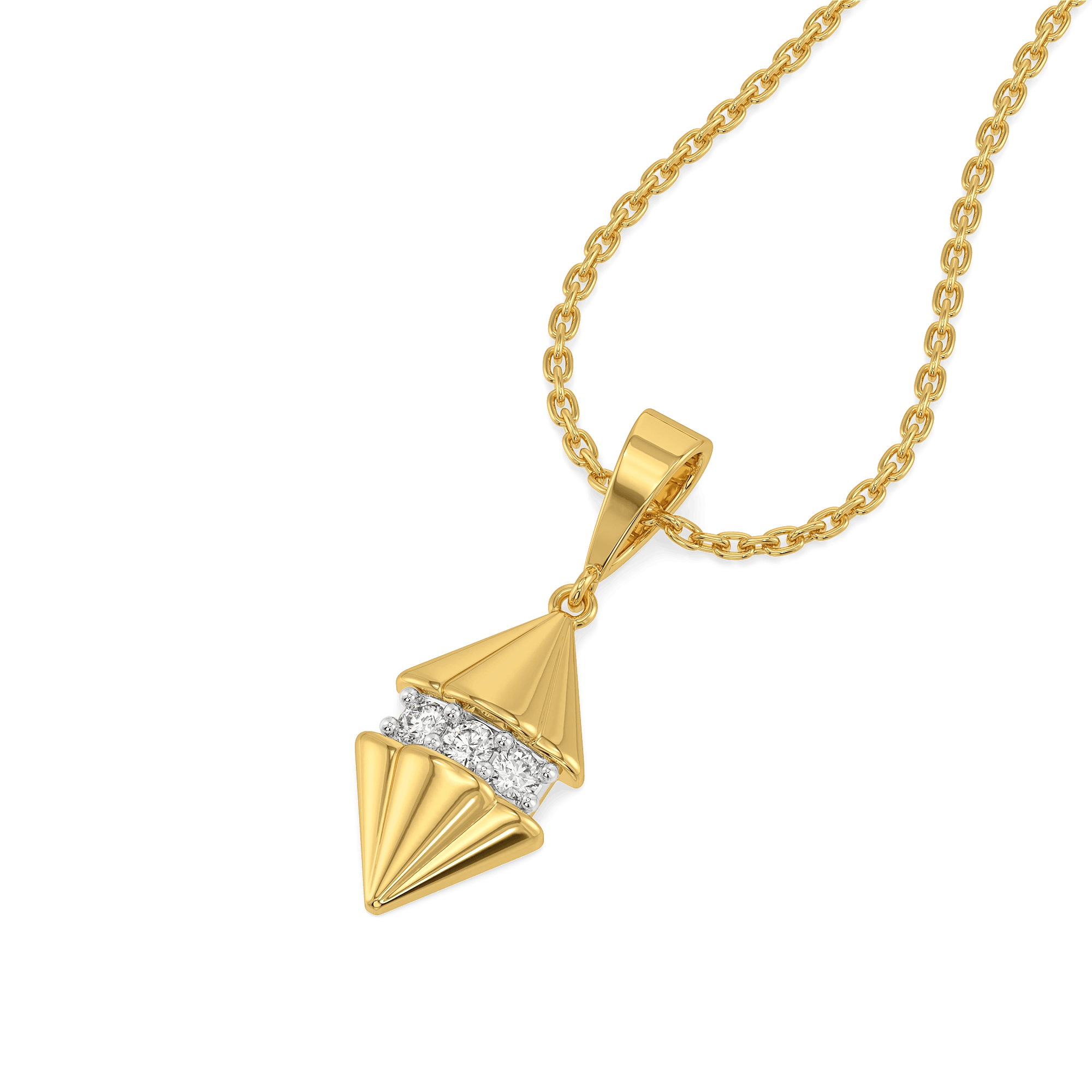 Paris Silhouette Lab Diamond Pendant — image 1
