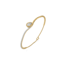Pear Hugged Lab Grown Diamond Bangle thumbnail 1