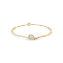 Pear Hugged Lab Grown Diamond Bangle thumbnail 2
