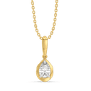 Pear Petals Lab Grown Diamond Pendant thumbnail 2