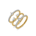 Pear Stack Lab Diamond Stack Ring Set thumbnail 1