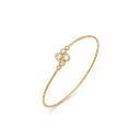 Pebble Cuff Pure Gold Lab Grown Diamond Bangle thumbnail 1
