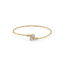 Pebble Cuff Pure Gold Lab Grown Diamond Bangle thumbnail 2